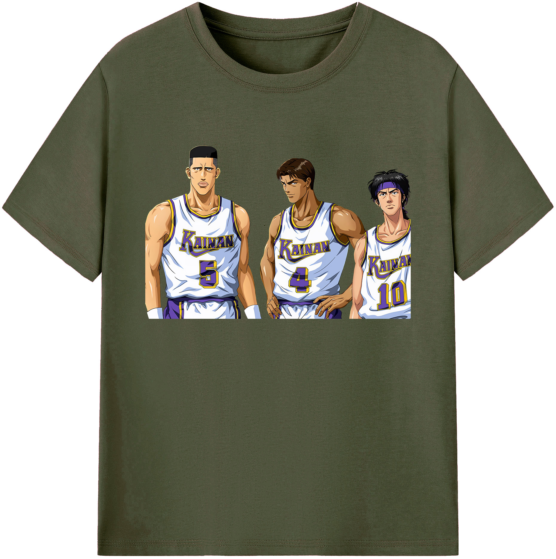 （画像用） SLAM DUNK／スラムダンク 綿100％ メンズ半袖Tシャツ｜肌触りやわらか＆通気性